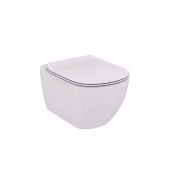 VAS WC TESI SUSPENDAT, 53.5X36.5, FIXARE COMPLET ASCUNSA